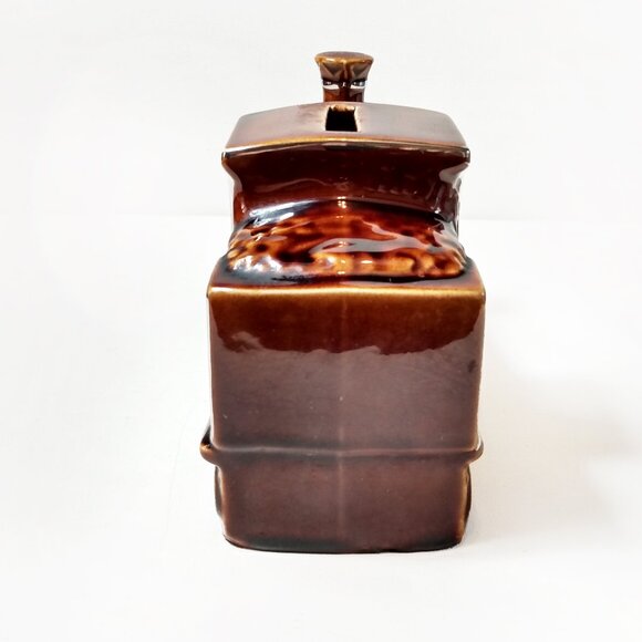 Vintage Price Kensington-St. Louis  Steam Train Bank Hand painted-marked-"8.5" - Picture 5 of 10
